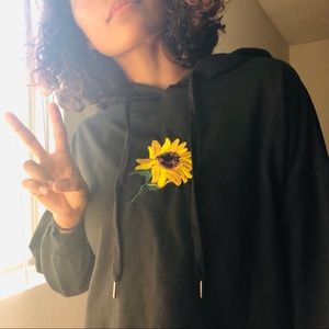 Sunflower pullover hoodie